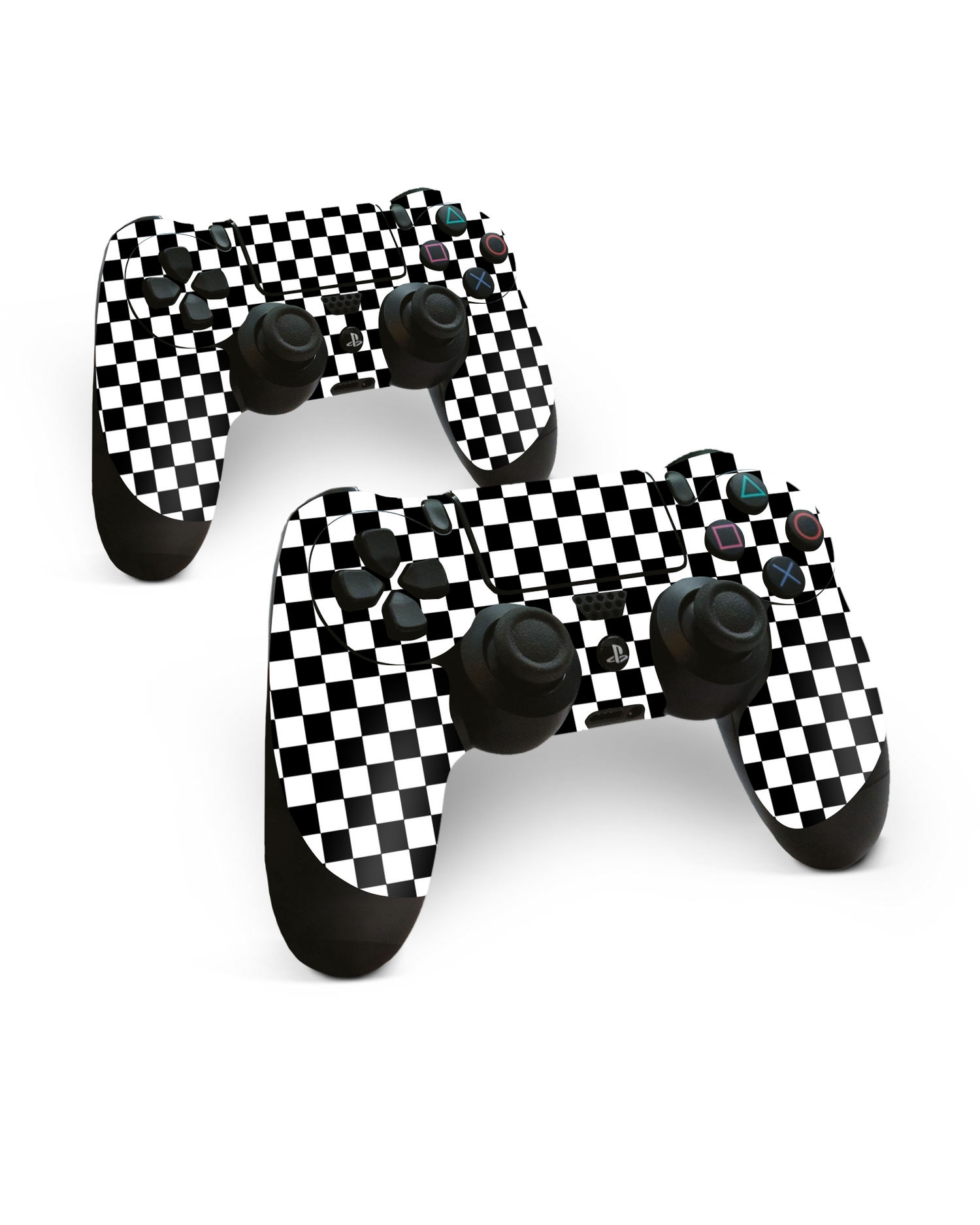 Squares Console Skin for Sony PlayStation 4 Controller: Side View