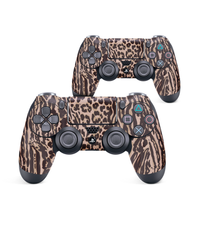 Animal Skin Tough Love Console Skin for Sony PlayStation 4 Controller: Front View