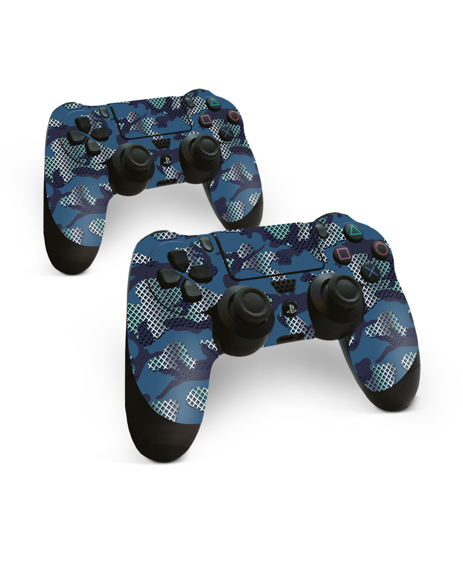 Fall Camo I Console Skin for Sony PlayStation 4 Controller: Side View