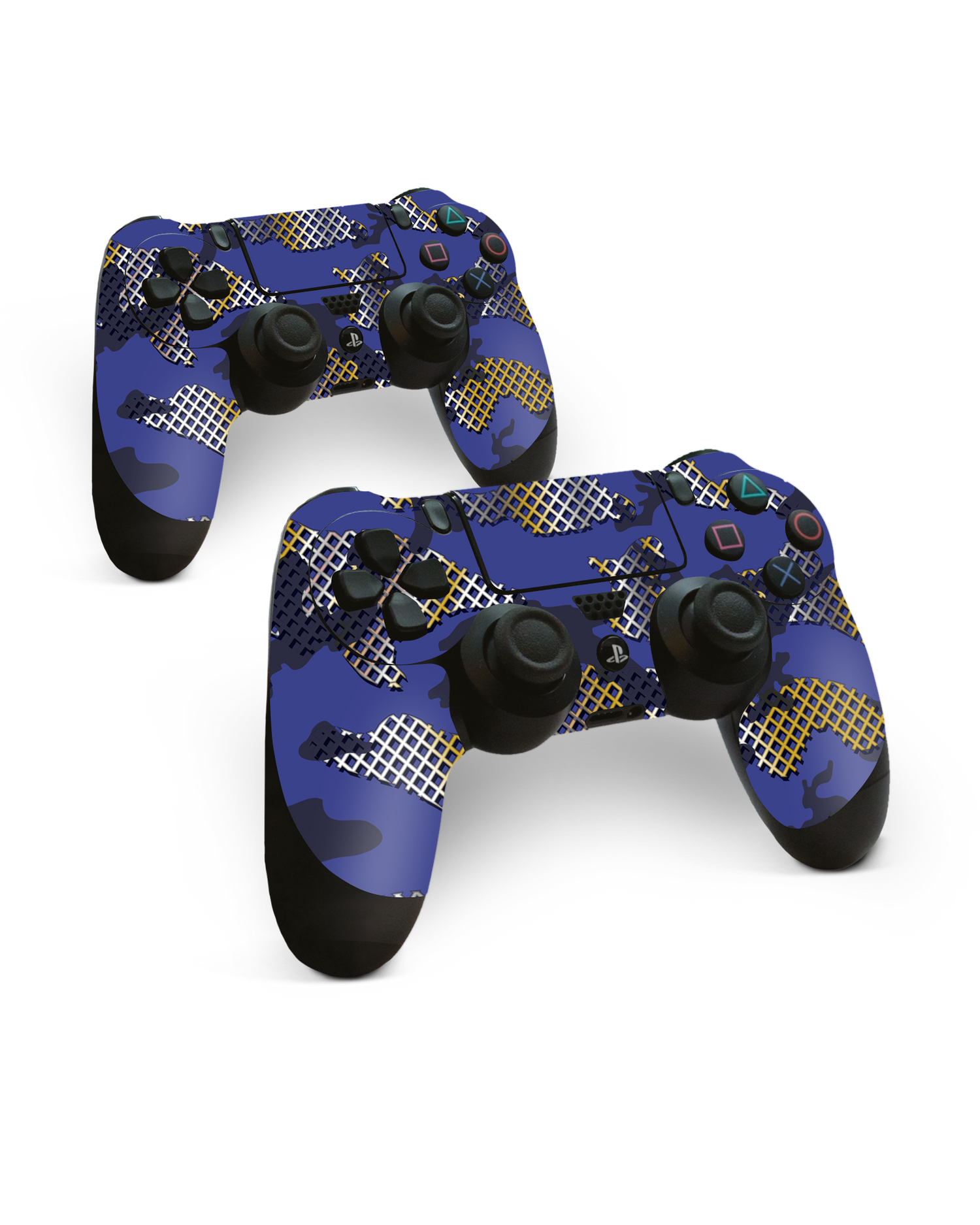 Fall Camo III Console Skin for Sony PlayStation 4 Controller: Side View
