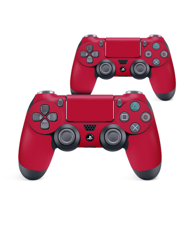 RED Console Skin for Sony PlayStation 4 Controller: Front View