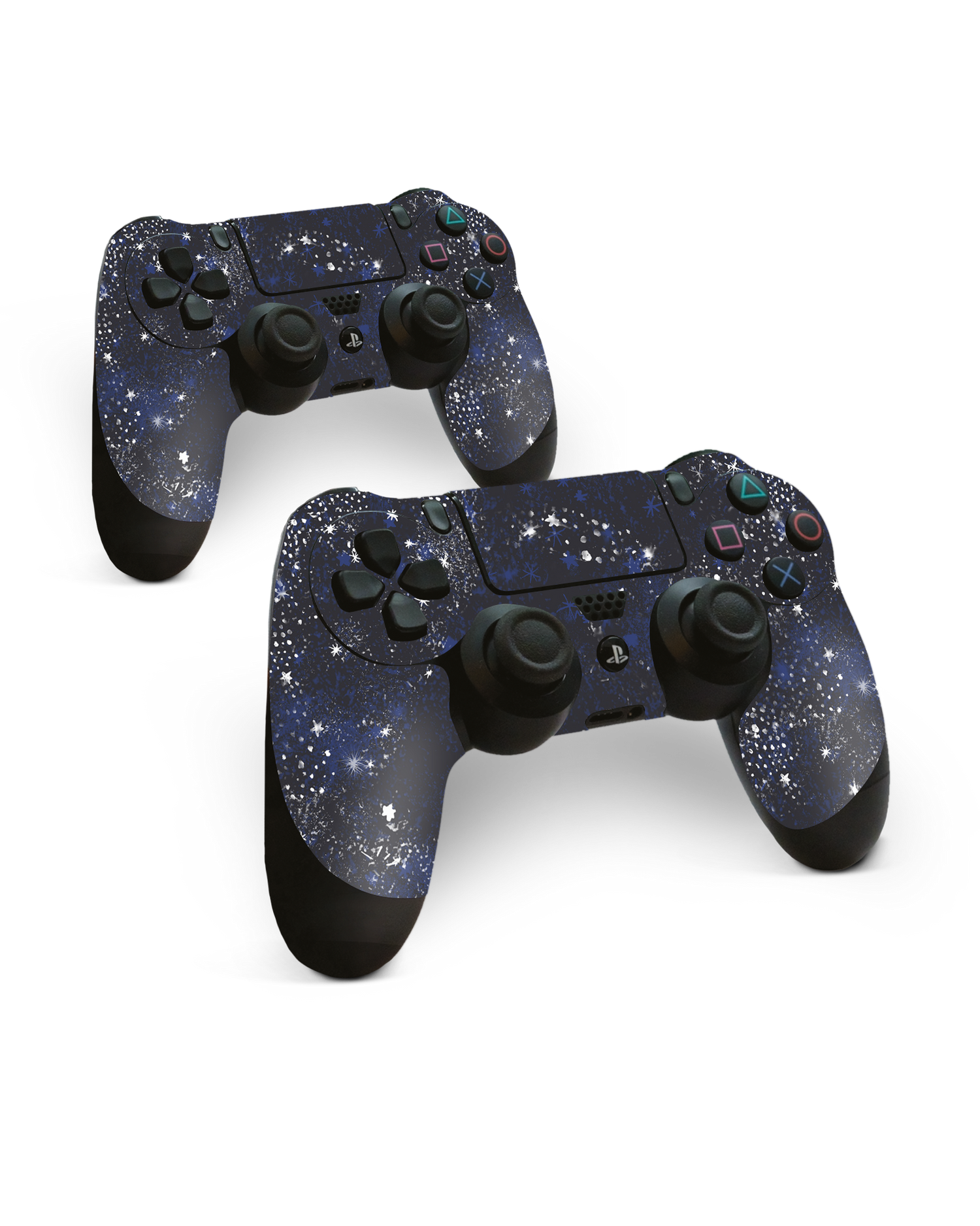 Starry Night Sky Console Skin for Sony PlayStation 4 Controller: Side View