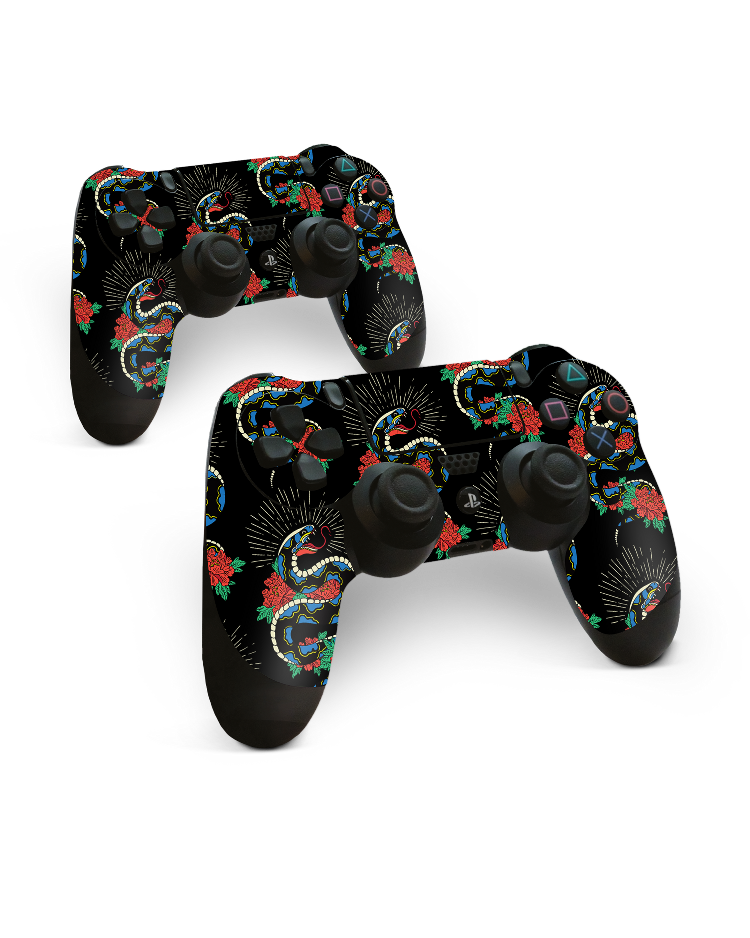 Repeating Snakes 2 Console Skin for Sony PlayStation 4 Controller: Side View