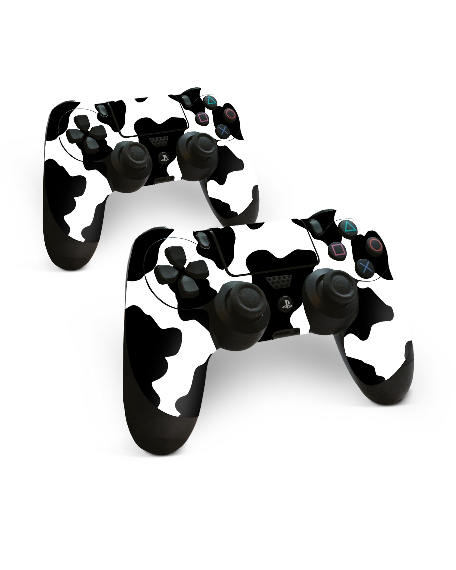 Cow Print 2 Console Skin for Sony PlayStation 4 Controller: Side View