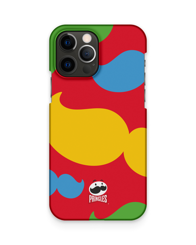 Pringles Moustache Hard Shell Phone Case Apple iPhone 12, Apple iPhone 12 Pro