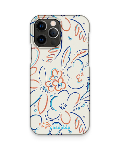 Bloom Doodles Hard Shell Phone Case Apple iPhone 12, Apple iPhone 12 Pro