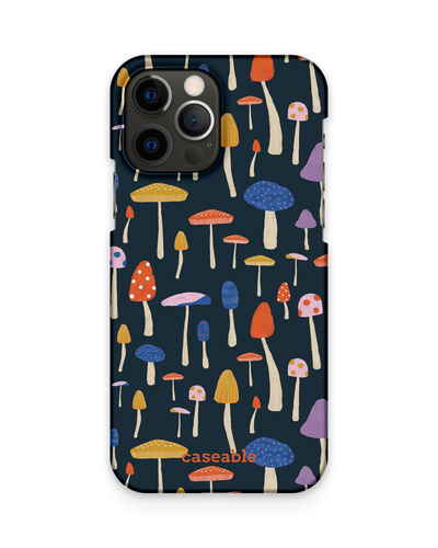 Mushroom Delights Hard Shell Phone Case Apple iPhone 12, Apple iPhone 12 Pro