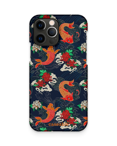 Repeating Koi Hard Shell Phone Case Apple iPhone 12, Apple iPhone 12 Pro