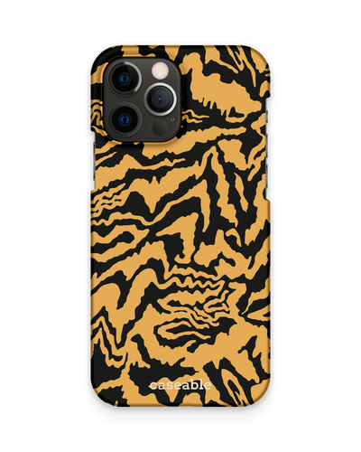 Warped Tiger Stripes Hard Shell Phone Case Apple iPhone 12, Apple iPhone 12 Pro