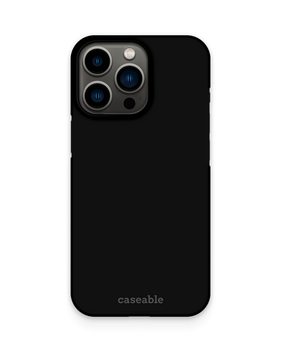 BLACK Hard Shell Phone Case Apple iPhone 13 Pro