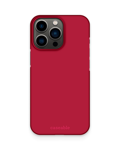 RED Hard Shell Phone Case Apple iPhone 13 Pro