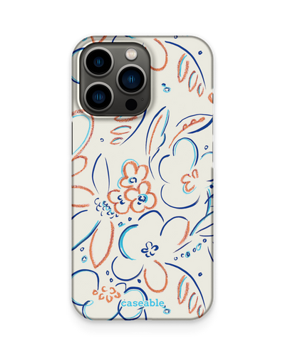 Bloom Doodles Hard Shell Phone Case Apple iPhone 13 Pro