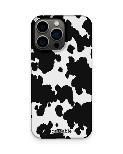 Cow Print Hard Shell Phone Case Apple iPhone 13 Pro
