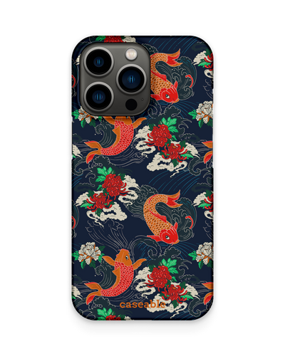 Repeating Koi Hard Shell Phone Case Apple iPhone 13 Pro