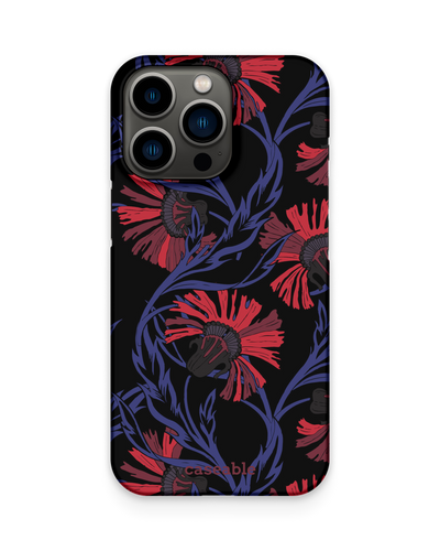Midnight Floral Hard Shell Phone Case Apple iPhone 13 Pro