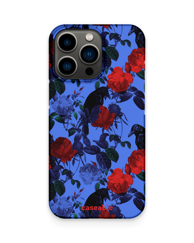 Roses And Ravens Hard Shell Phone Case Apple iPhone 13 Pro