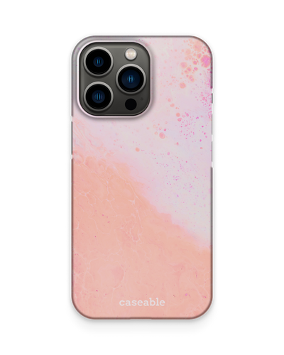 Peaches & Cream Marble Hard Shell Phone Case Apple iPhone 13 Pro