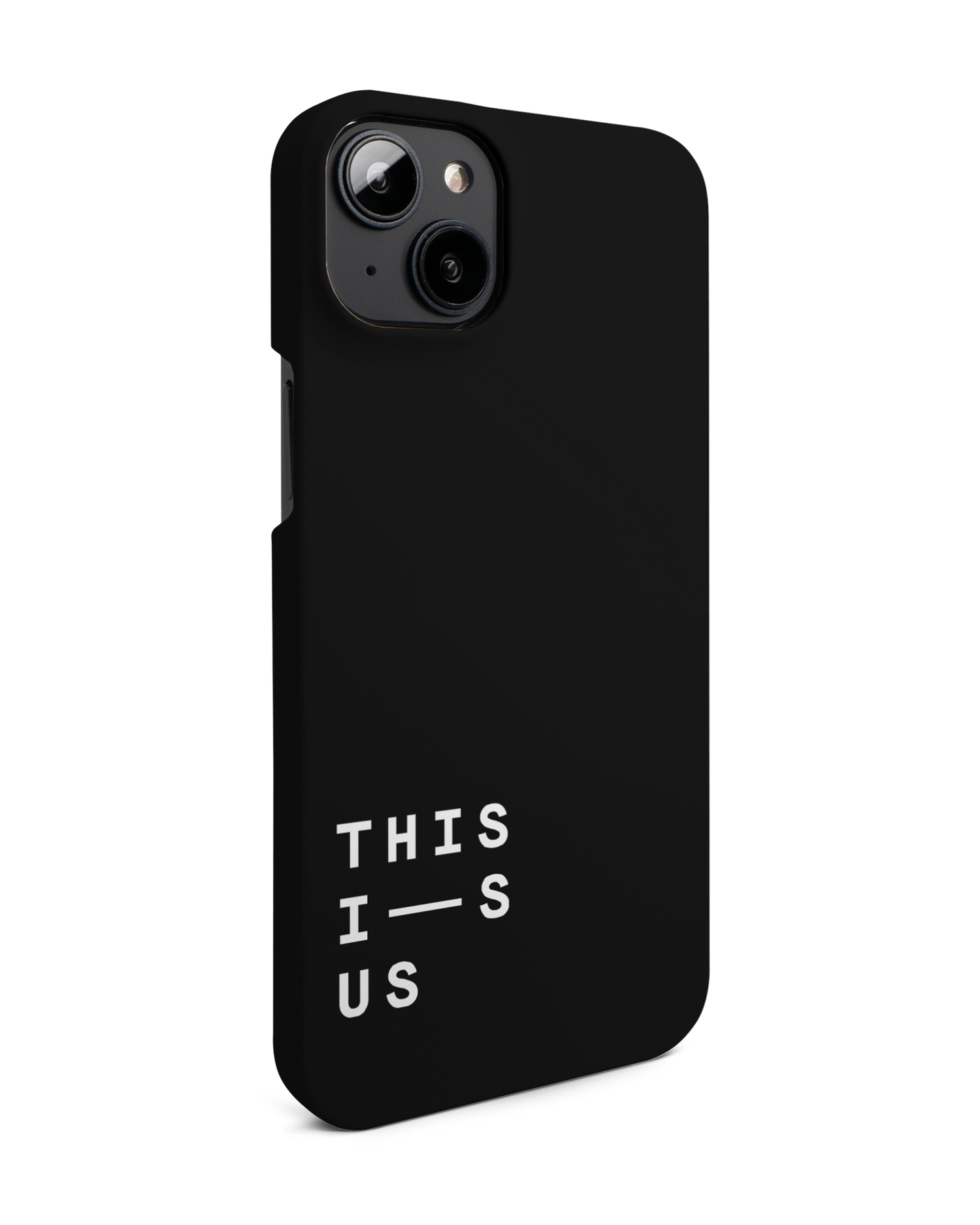 This Is Us Hard Shell Phone Case for Apple iPhone 14 Plus: View from the left side