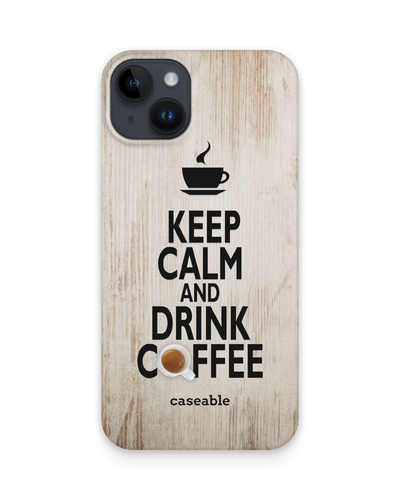 Drink Coffee Hard Shell Phone Case for Apple iPhone 14 Plus