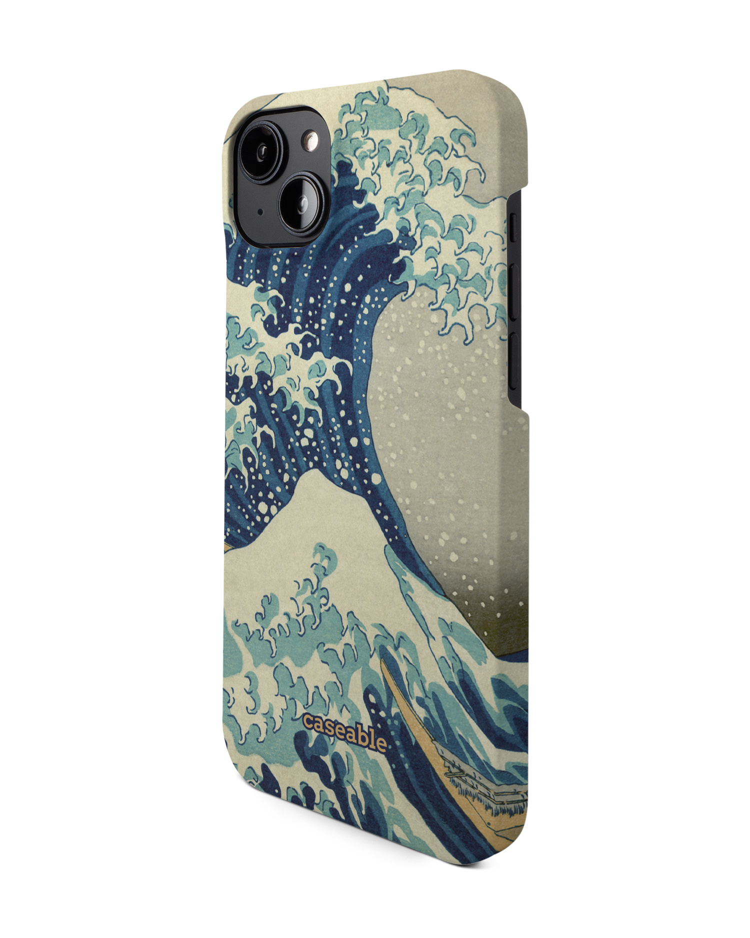 Great Wave Off Kanagawa By Hokusai Hard Shell Phone Case for Apple iPhone 14 Plus: View from the right side