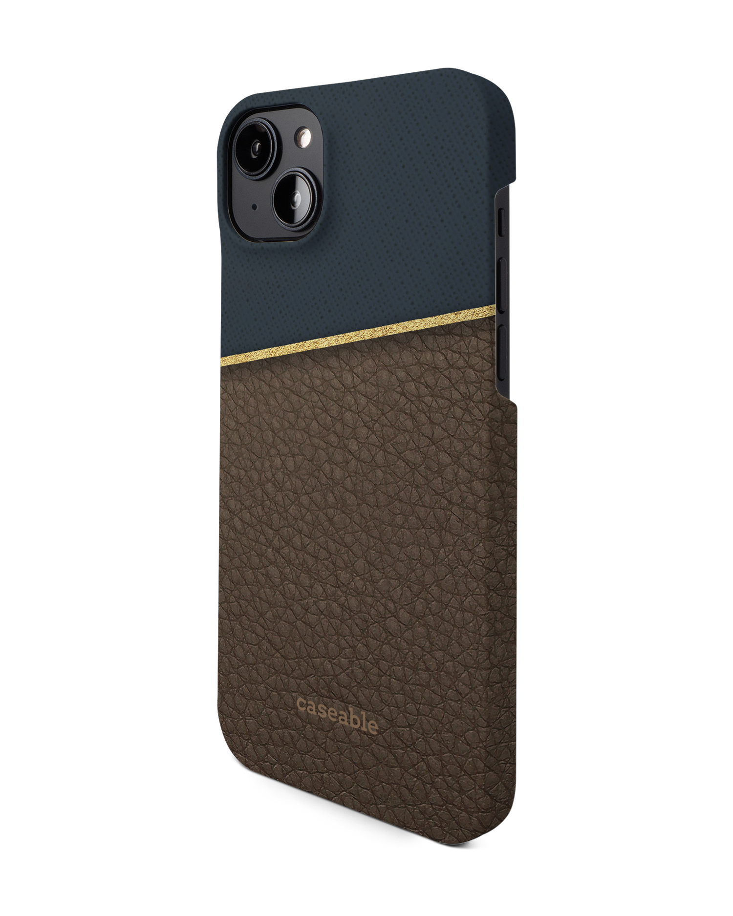 Oxford Hard Shell Phone Case for Apple iPhone 14 Plus: View from the right side
