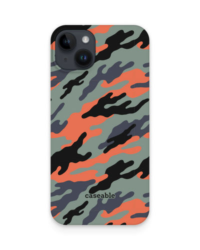 Camo Sunset Hard Shell Phone Case for Apple iPhone 14 Plus