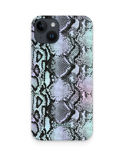 Groovy Snakeskin Hard Shell Phone Case for Apple iPhone 14 Plus