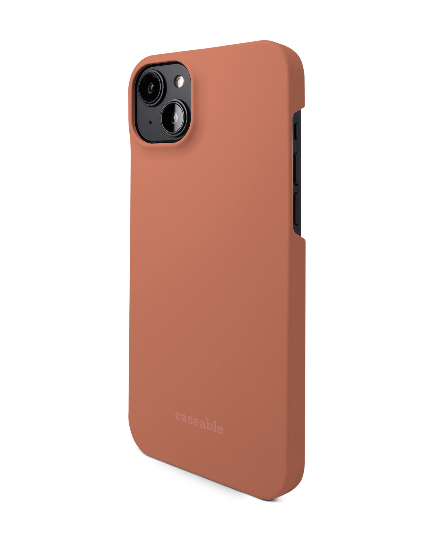 DUSTY CLAY Hard Shell Phone Case for Apple iPhone 14 Plus: View from the right side