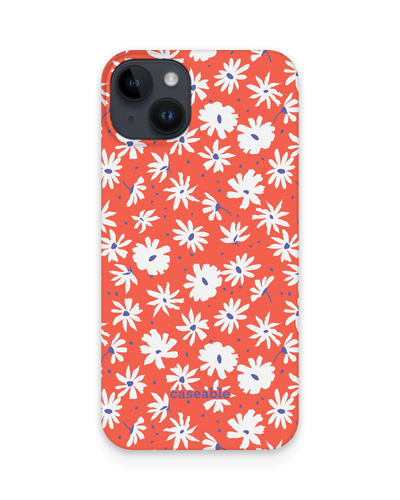 Retro Daisy Hard Shell Phone Case for Apple iPhone 14 Plus
