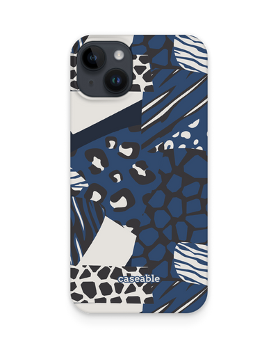 Animal Print Patchwork Hard Shell Phone Case for Apple iPhone 14 Plus