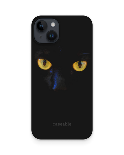 Black Cat Hard Shell Phone Case for Apple iPhone 14 Plus