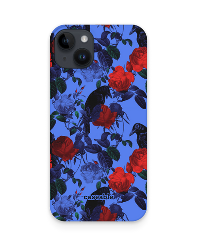 Roses And Ravens Hard Shell Phone Case for Apple iPhone 15 Plus