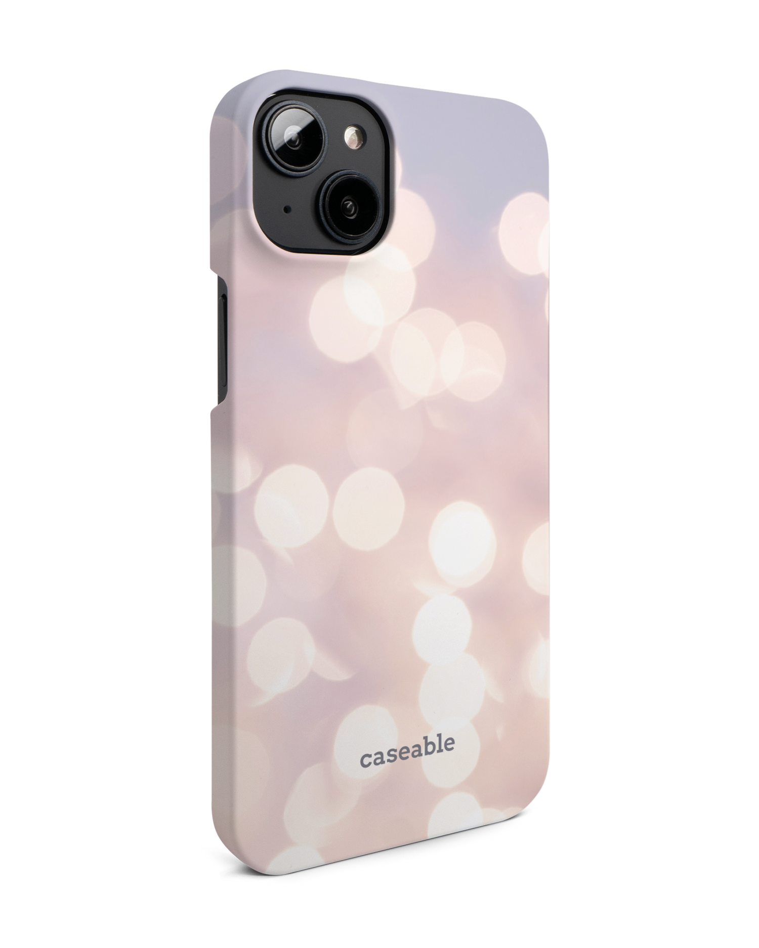 Winter Lights Hard Shell Phone Case for Apple iPhone 14 Plus: View from the left side