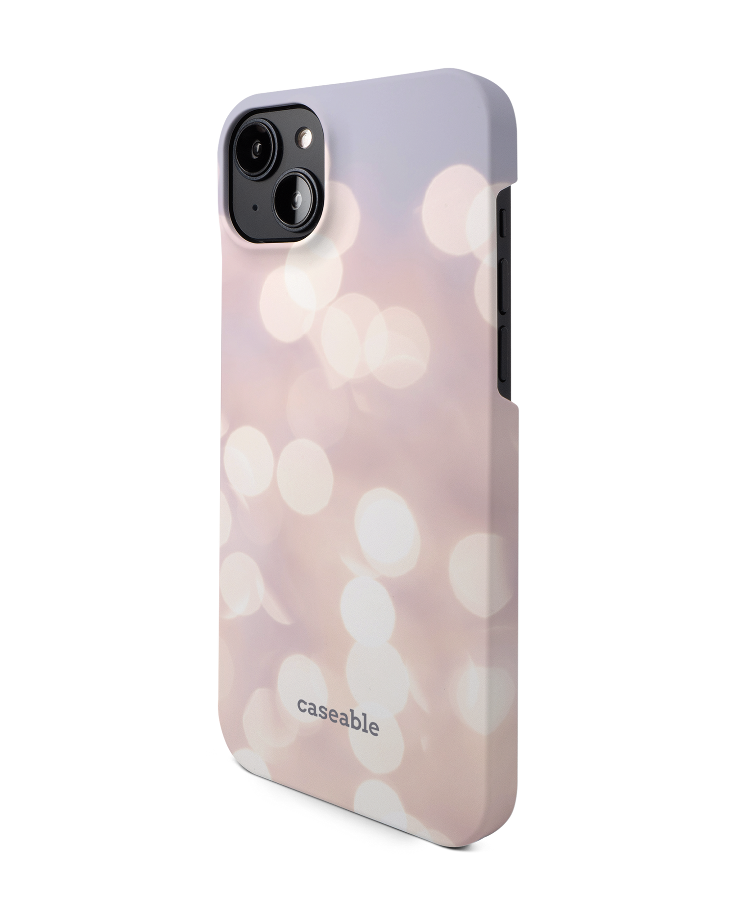 Winter Lights Hard Shell Phone Case for Apple iPhone 14 Plus: View from the right side