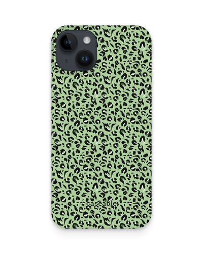 Mint Leopard Hard Shell Phone Case for Apple iPhone 14 Plus