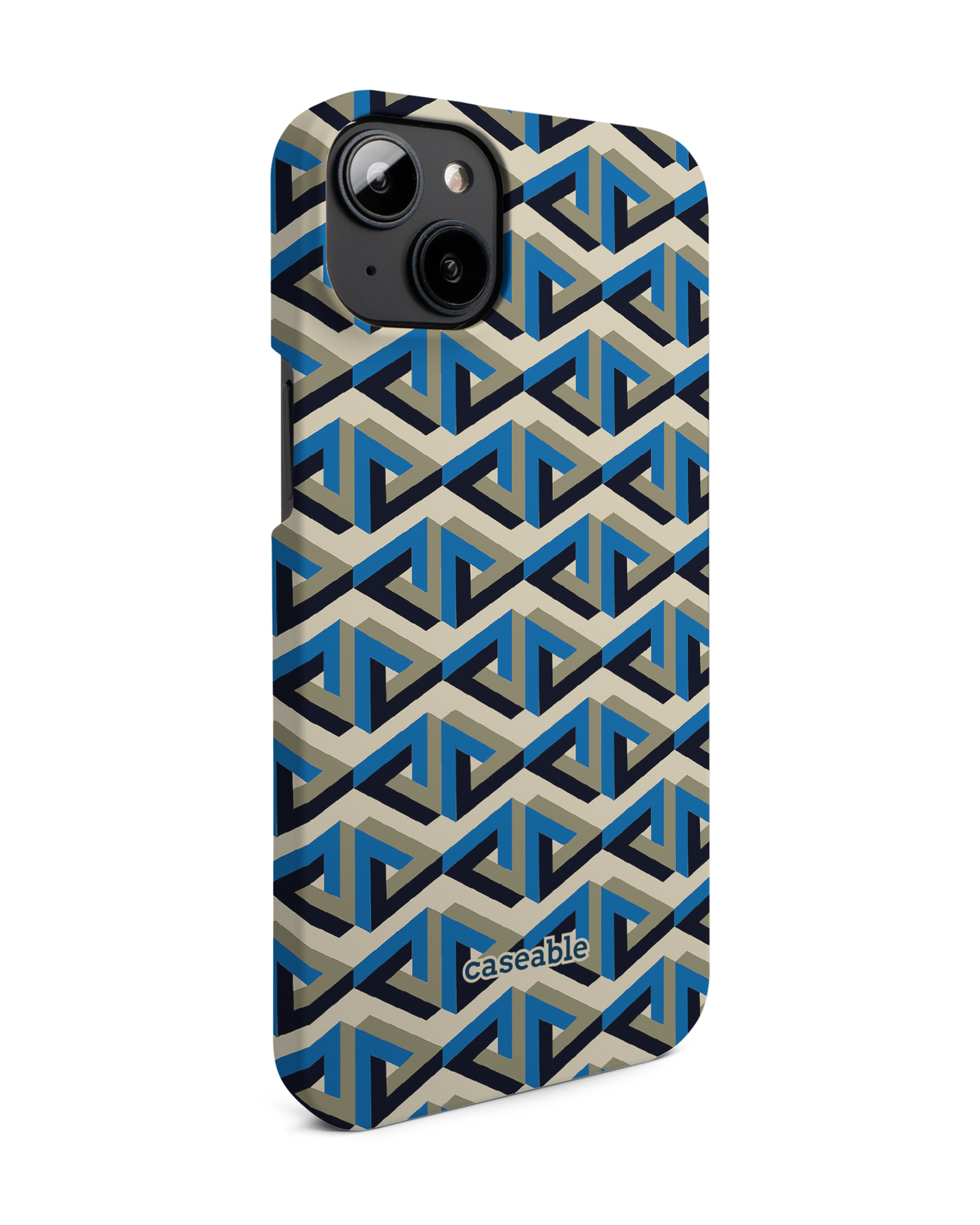 Penrose Pattern Hard Shell Phone Case for Apple iPhone 14 Plus: View from the left side