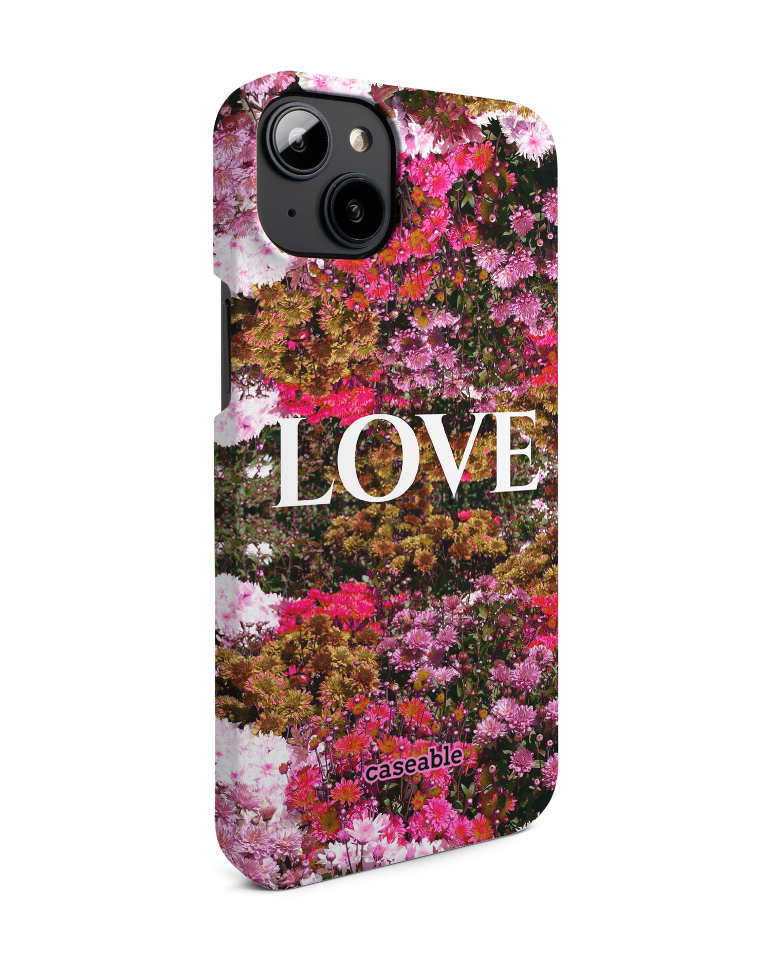 Luxe Love Hard Shell Phone Case for Apple iPhone 14 Plus: View from the left side
