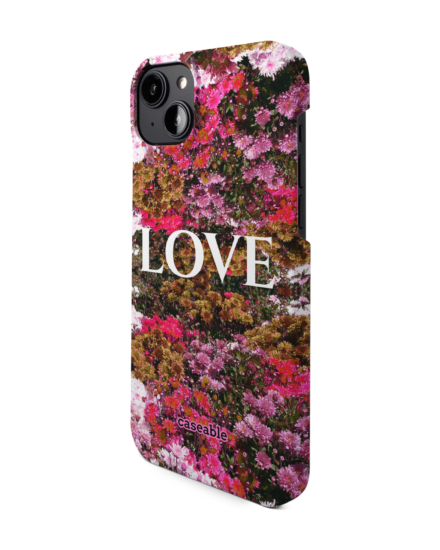 Luxe Love Hard Shell Phone Case for Apple iPhone 14 Plus: View from the right side