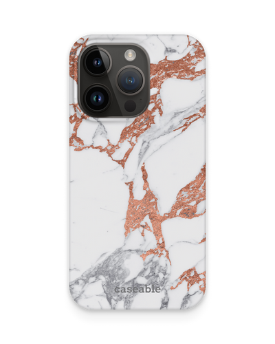 Marble Mix Hard Shell Phone Case for Apple iPhone 14 Pro