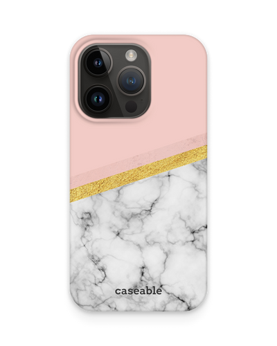 Marble Slice Hard Shell Phone Case for Apple iPhone 14 Pro