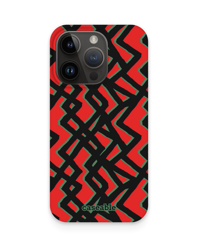 Fences Pattern Hard Shell Phone Case for Apple iPhone 15 Pro