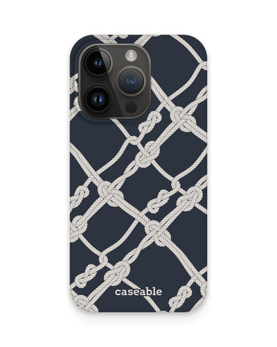 Nautical Knots Hard Shell Phone Case for Apple iPhone 15 Pro