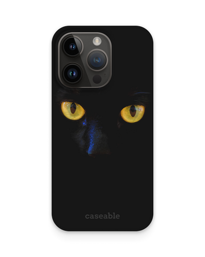Black Cat Hard Shell Phone Case for Apple iPhone 14 Pro