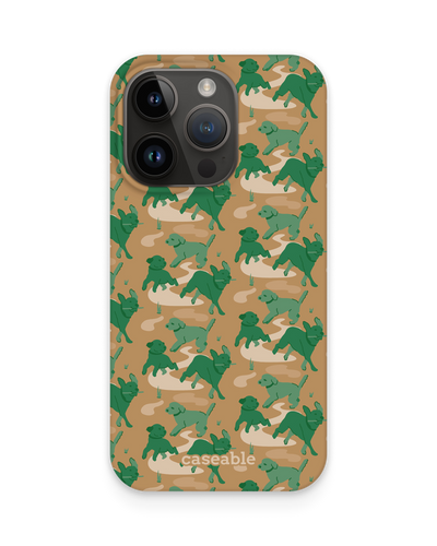 Dog Camo Hard Shell Phone Case for Apple iPhone 14 Pro