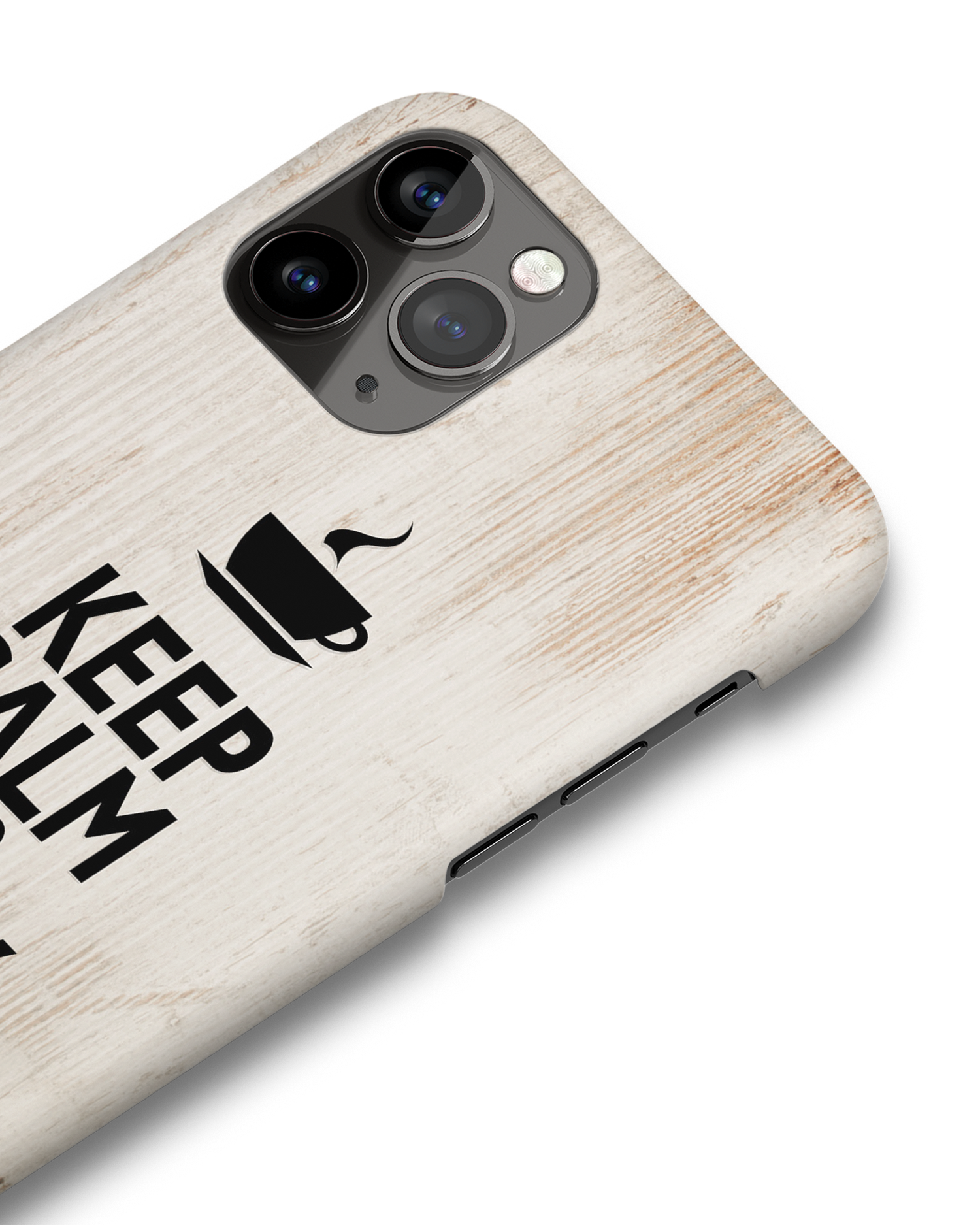Drink Coffee Hard Shell Phone Case Apple iPhone 11 Pro: Detail Shot