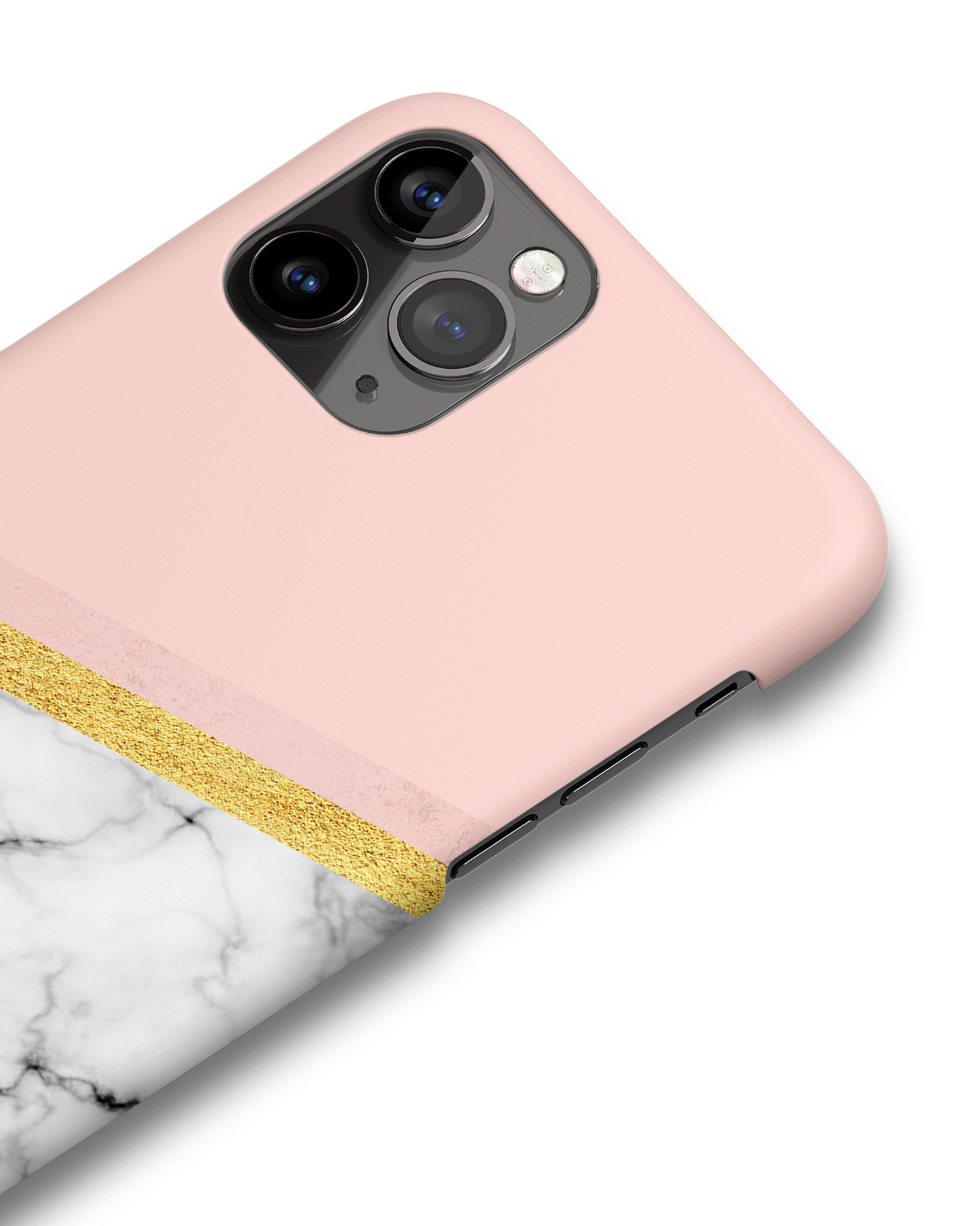 Marble Slice Hard Shell Phone Case Apple iPhone 11 Pro: Detail Shot