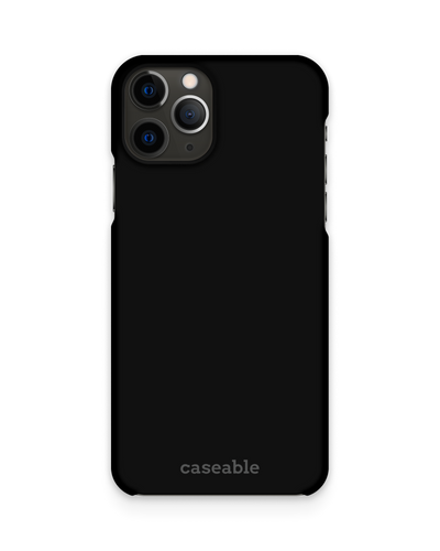 BLACK Hard Shell Phone Case Apple iPhone 11 Pro