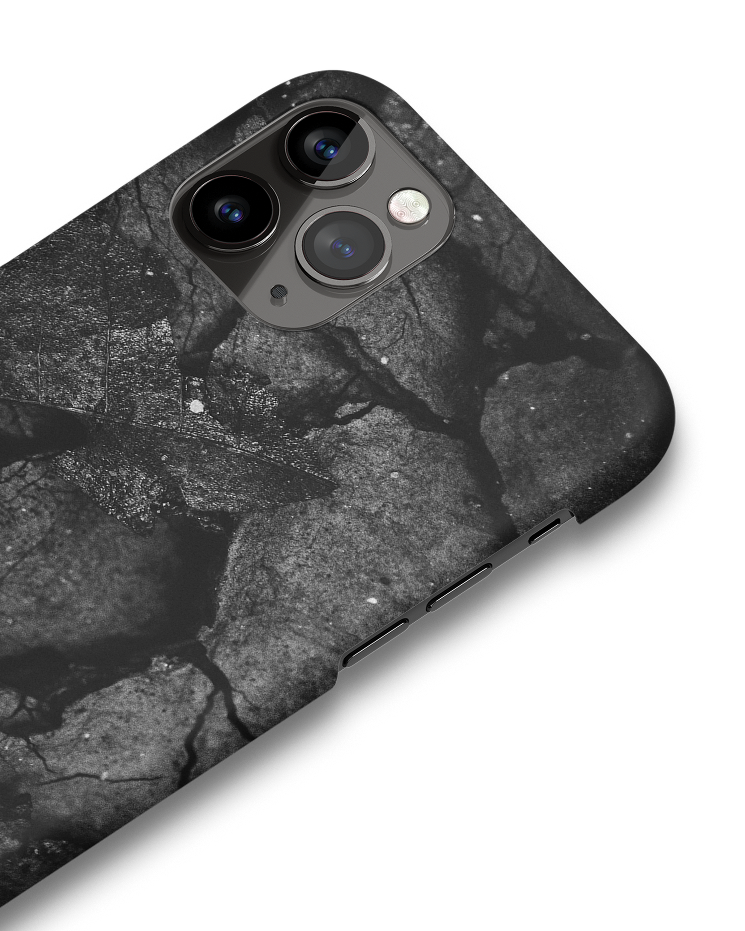 Carbon Hard Shell Phone Case Apple iPhone 11 Pro: Detail Shot