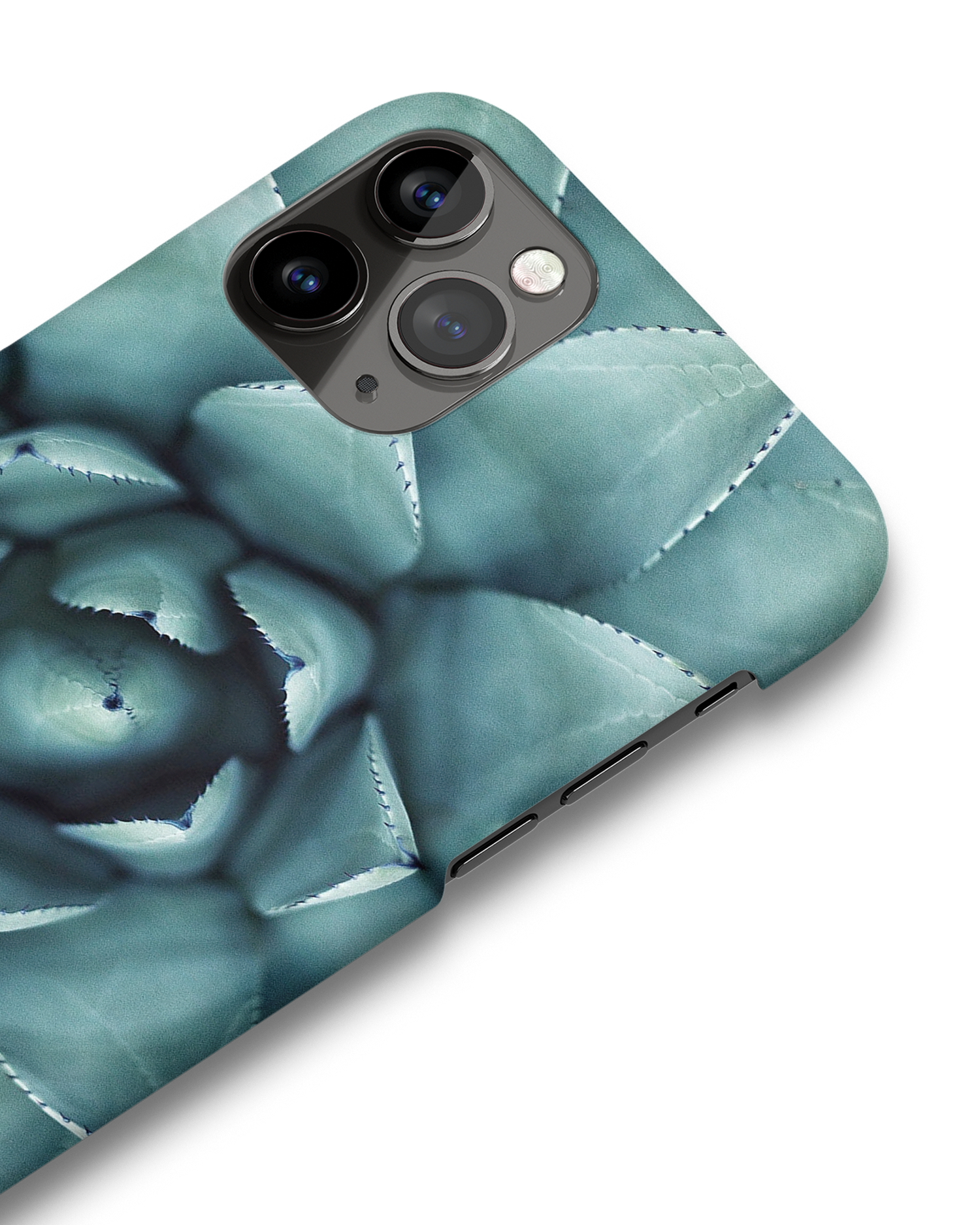 Beautiful Succulent Hard Shell Phone Case Apple iPhone 11 Pro: Detail Shot