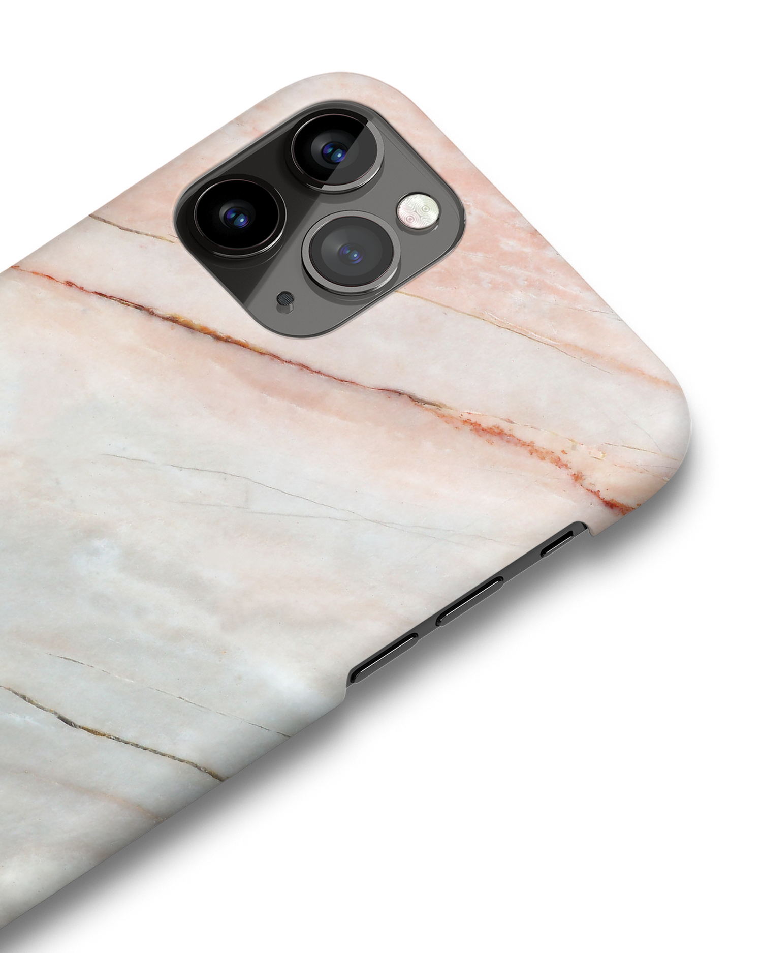 Mother of Pearl Marble Hard Shell Phone Case Apple iPhone 11 Pro: Detail Shot